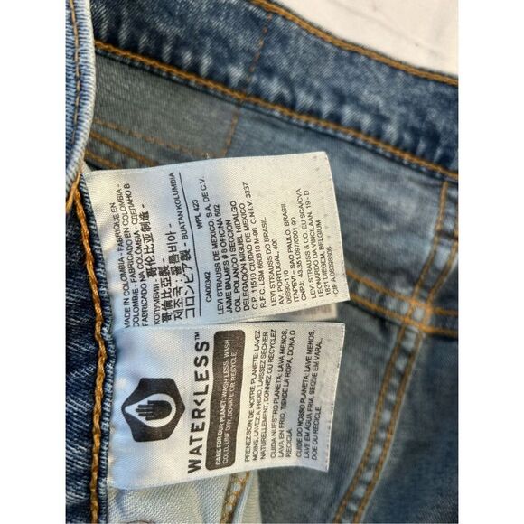 Mens 512 Levis denim taper jeans 34x34 Columbia - Picture 2 of 6